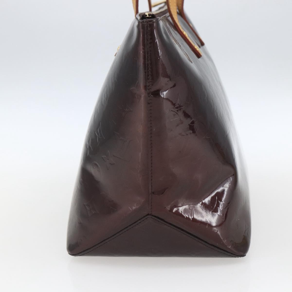 LOUIS VUITTON Monogram Vernis Bellevue GM Tote Bag Amarante M93589 Auth 166335