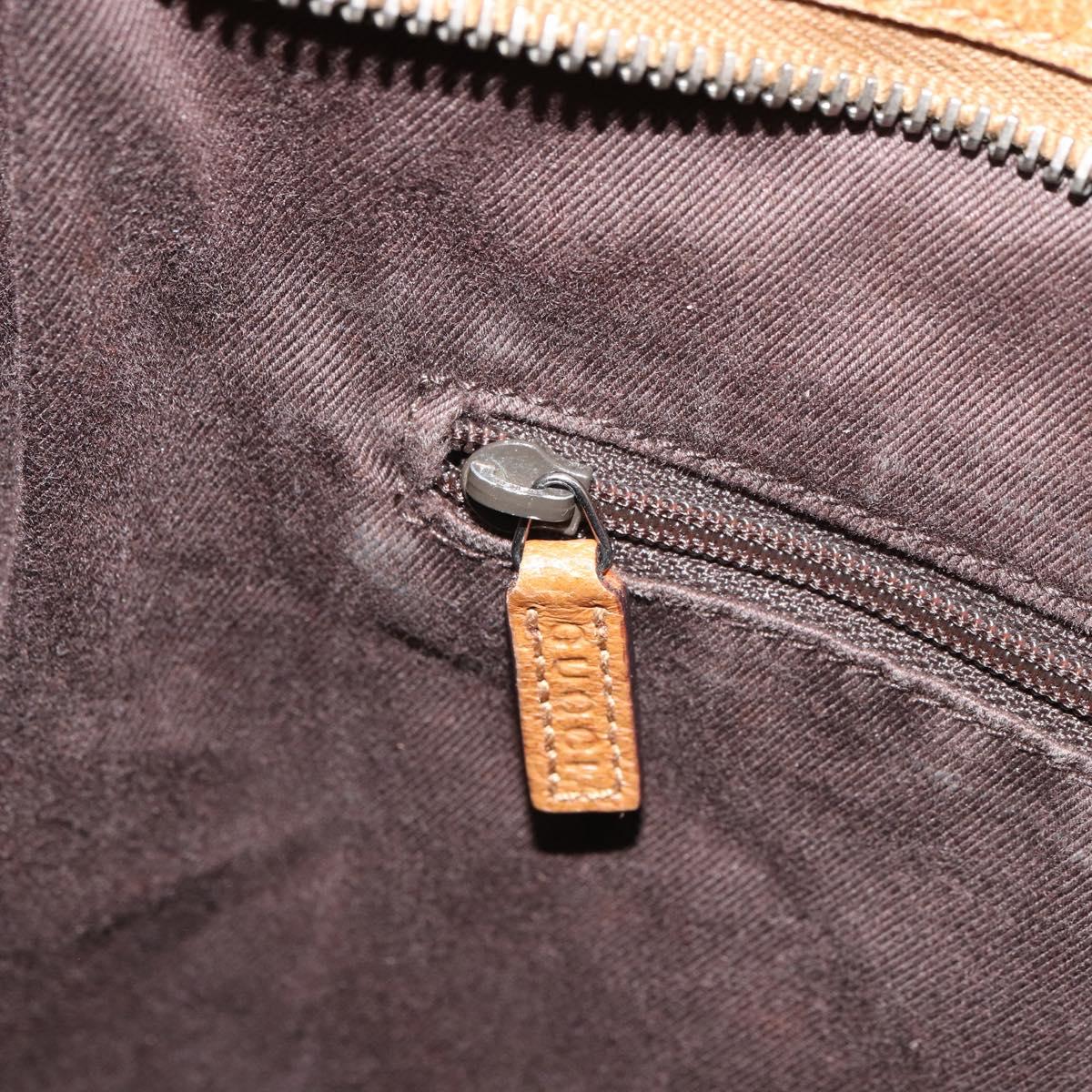 GUCCI GG Canvas Shoulder Bag Pink Silver 113013 Auth 166336