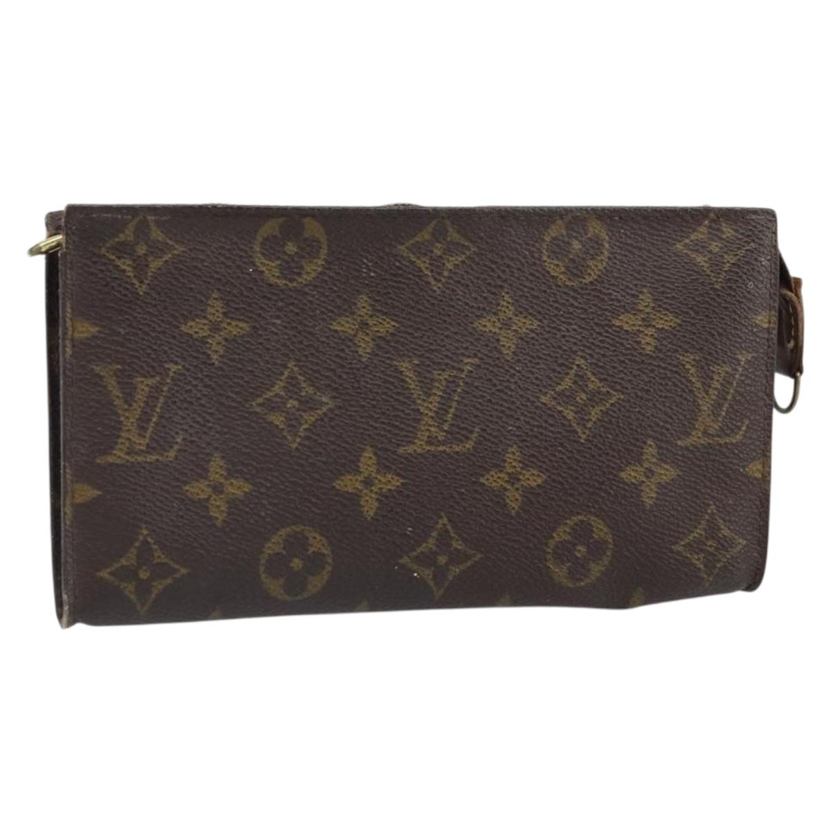 LOUIS VUITTON Monogram Bucket GM Accessory Pouch LV Auth 166340