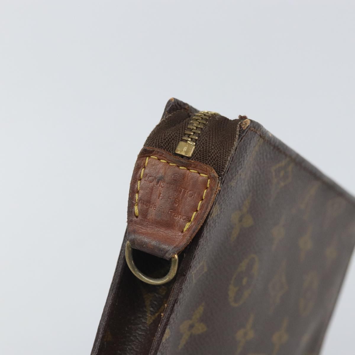 LOUIS VUITTON Monogram Bucket GM Accessory Pouch LV Auth 166340