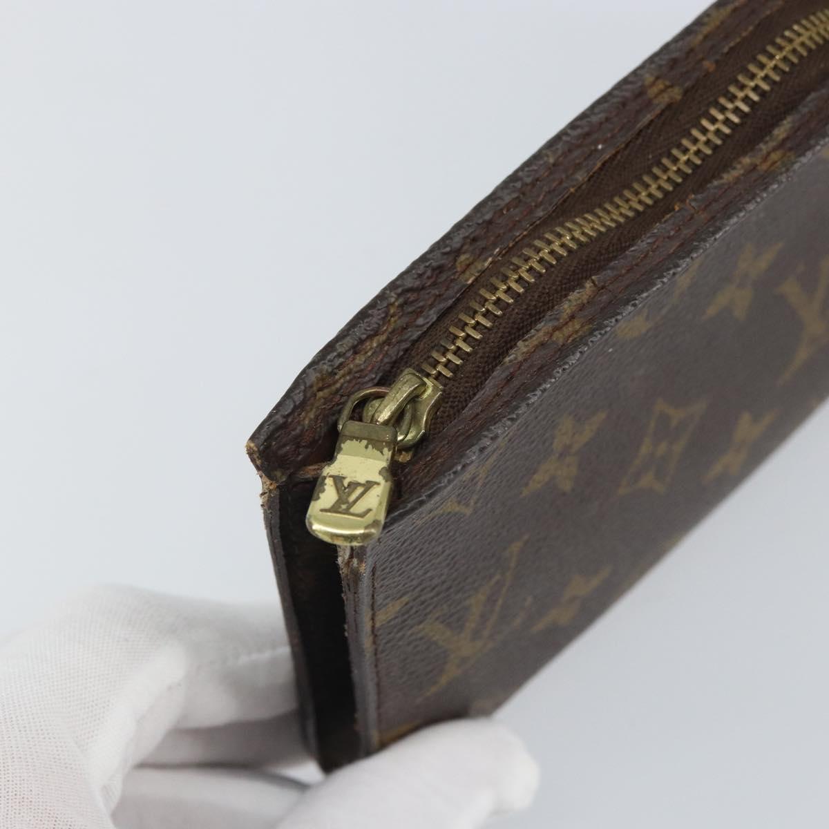 LOUIS VUITTON Monogram Bucket GM Accessory Pouch LV Auth 166340