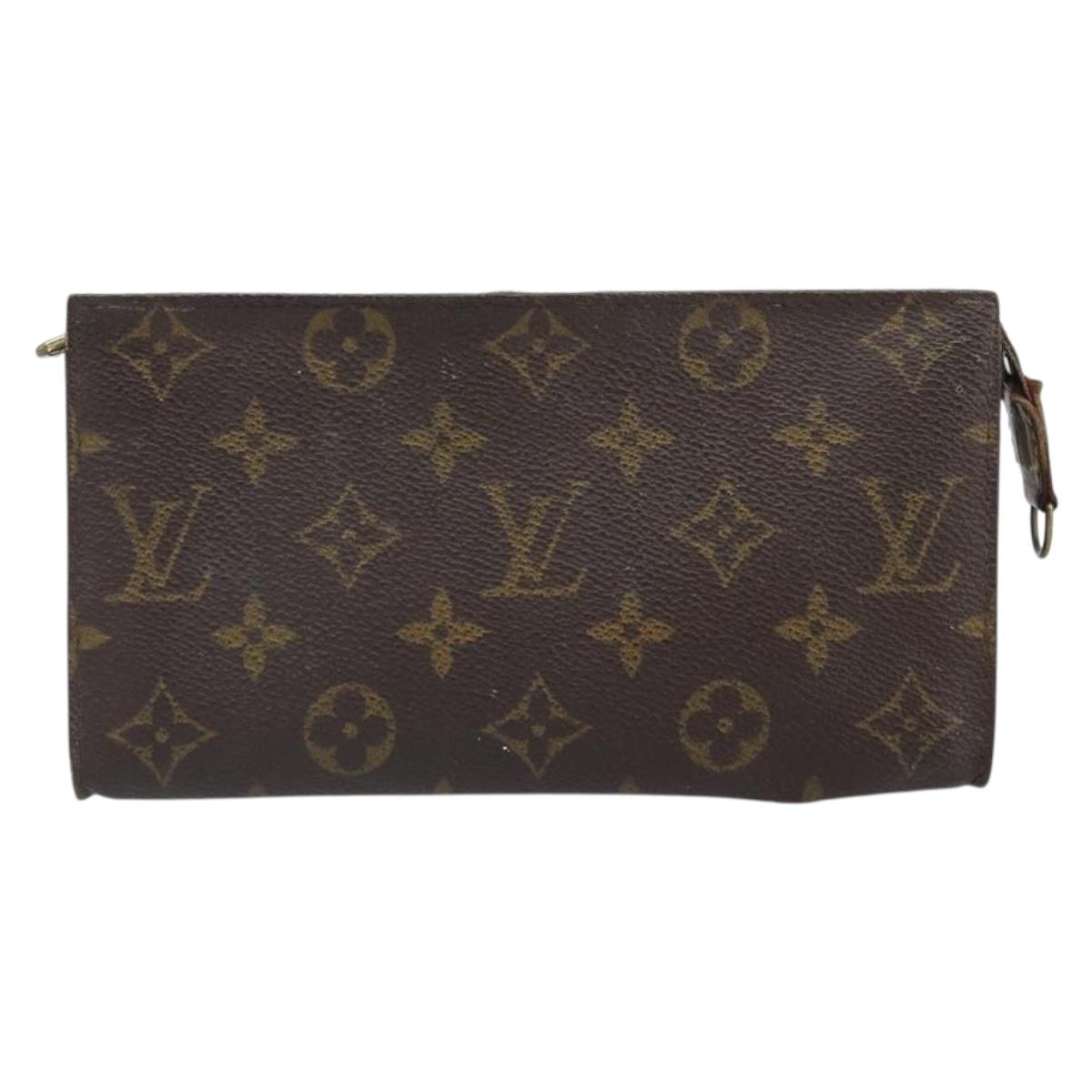 LOUIS VUITTON Monogram Bucket GM Accessory Pouch LV Auth 166340