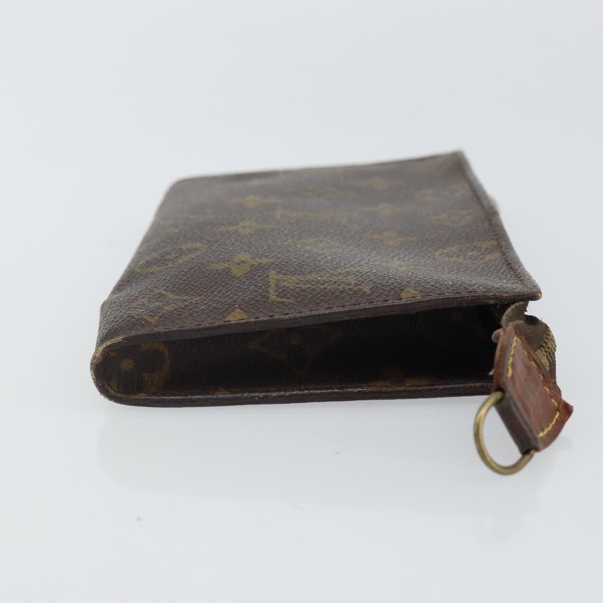 LOUIS VUITTON Monogram Bucket GM Accessory Pouch LV Auth 166340