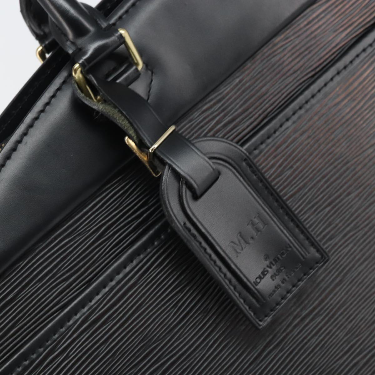 LOUIS VUITTON Epi Riviera Hand Bag Noir Black M48182 LV Auth 166344