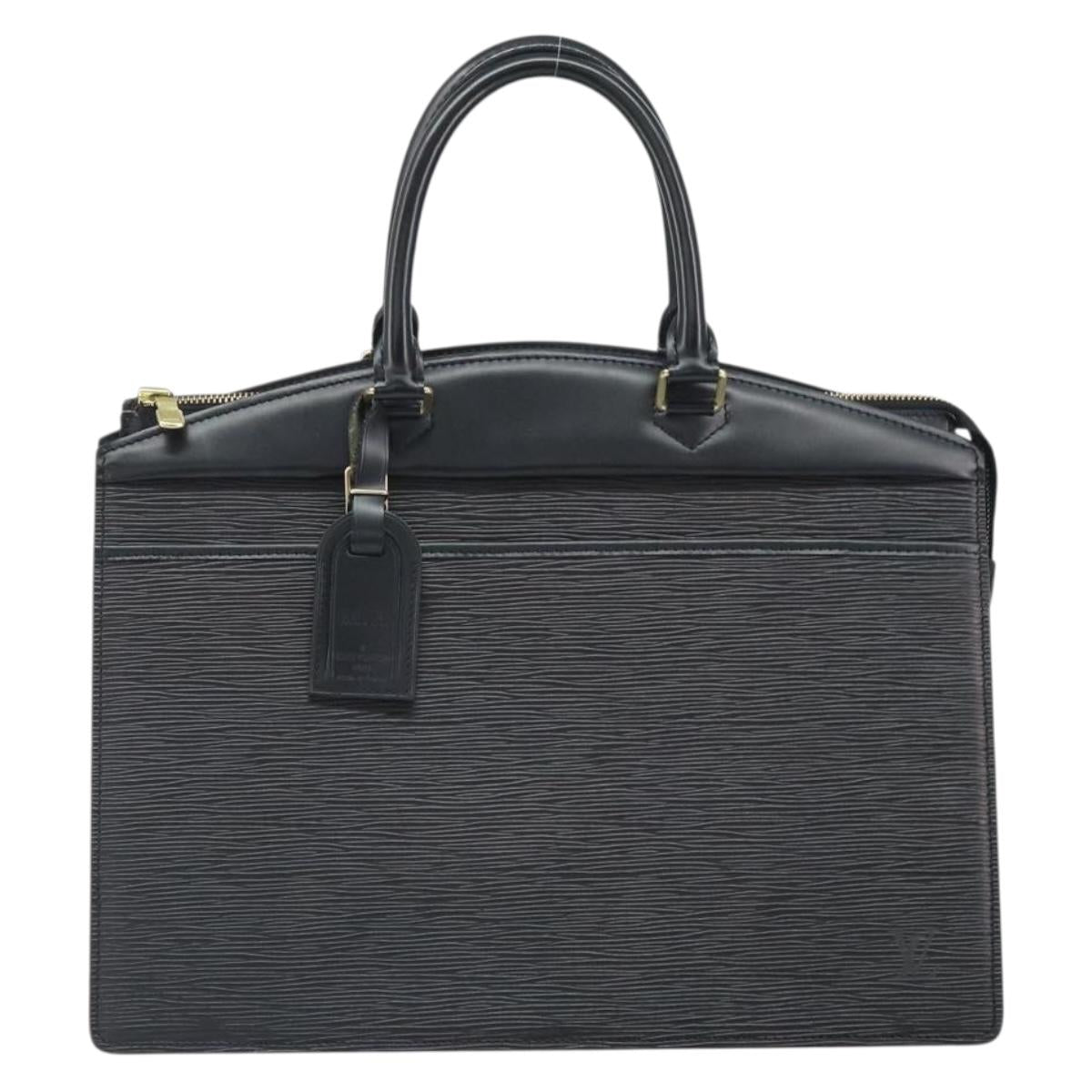 LOUIS VUITTON Epi Riviera Hand Bag Noir Black M48182 LV Auth 166344