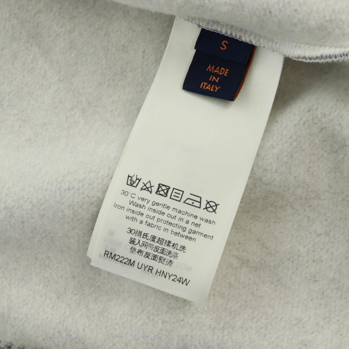 LOUIS VUITTON Parker RM2-222M UYR HNY24W Jacket Cotton Gray LV Auth 166359M