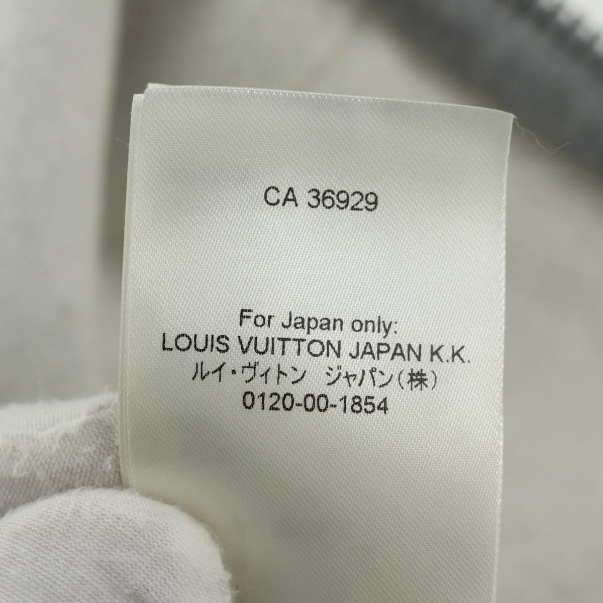 LOUIS VUITTON Parker RM2-222M UYR HNY24W Jacket Cotton Gray LV Auth 166359M