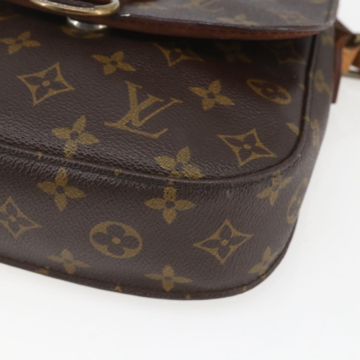 LOUIS VUITTON Monogram Saint Cloud MM Shoulder Bag M51243 LV Auth 166373