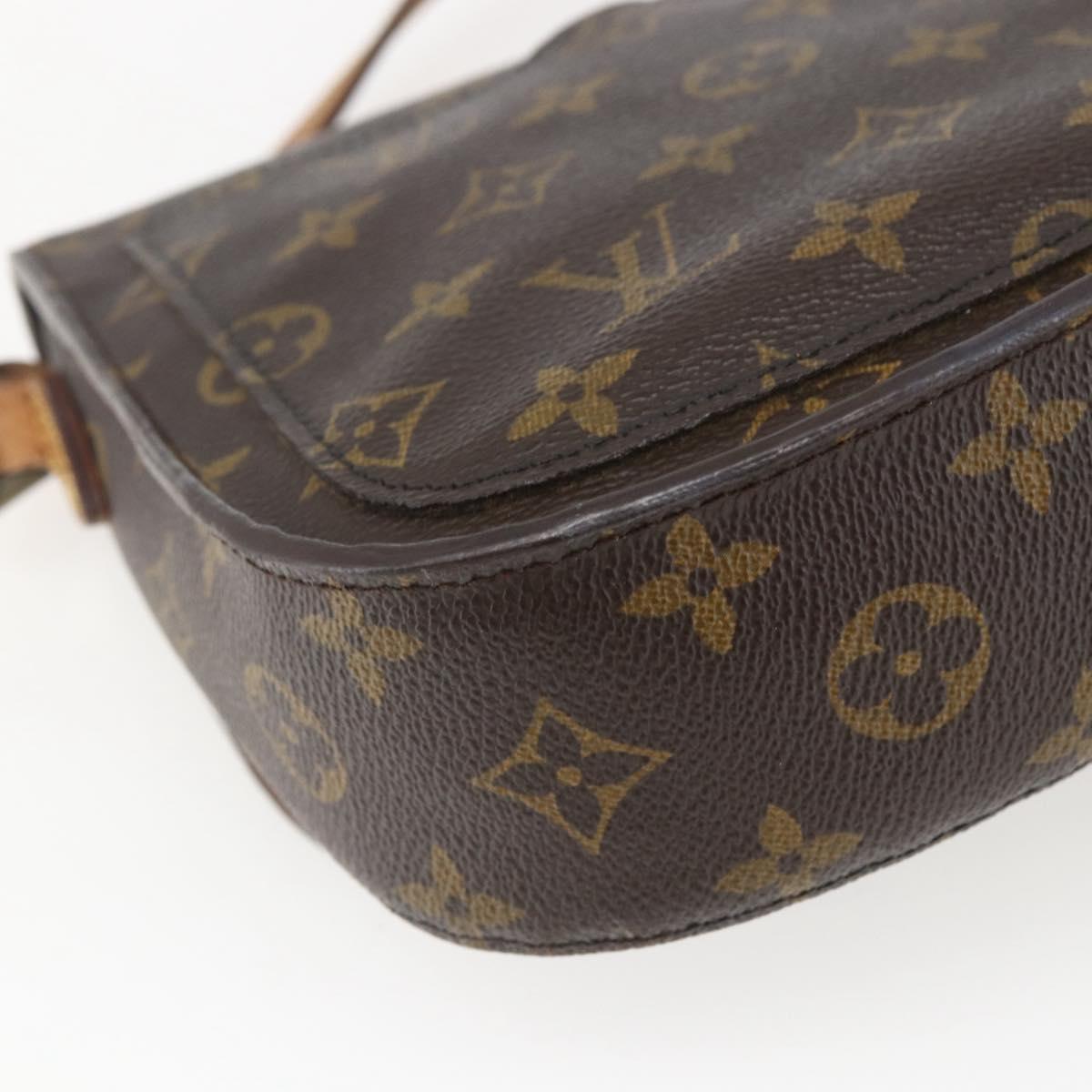 LOUIS VUITTON Monogram Saint Cloud MM Shoulder Bag M51243 LV Auth 166373