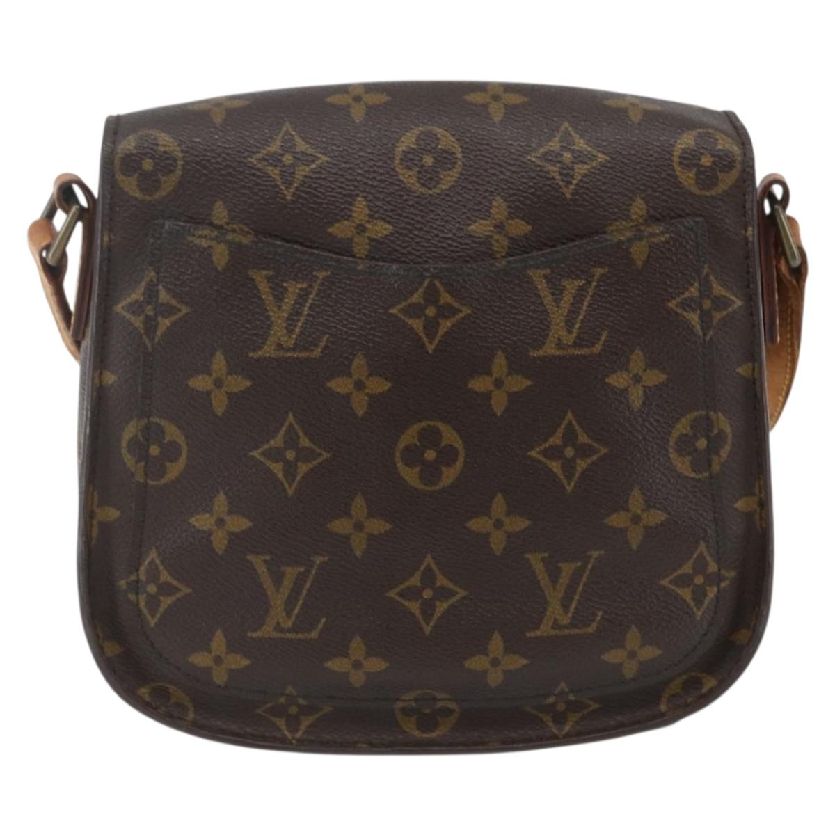 LOUIS VUITTON Monogram Saint Cloud MM Shoulder Bag M51243 LV Auth 166373
