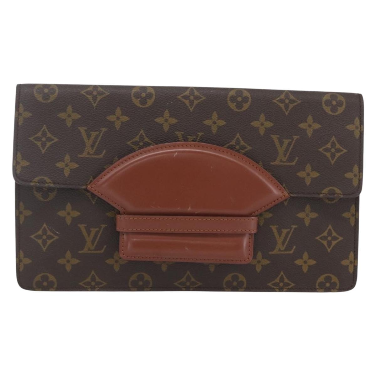 LOUIS VUITTON Monogram Chaillot Clutch Bag M51786 LV Auth 166388