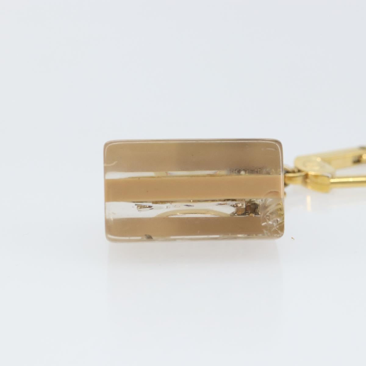 LOUIS VUITTON Porte Cles Speedy Unclusion Charm Gold Tone M65416 LV Auth 166391