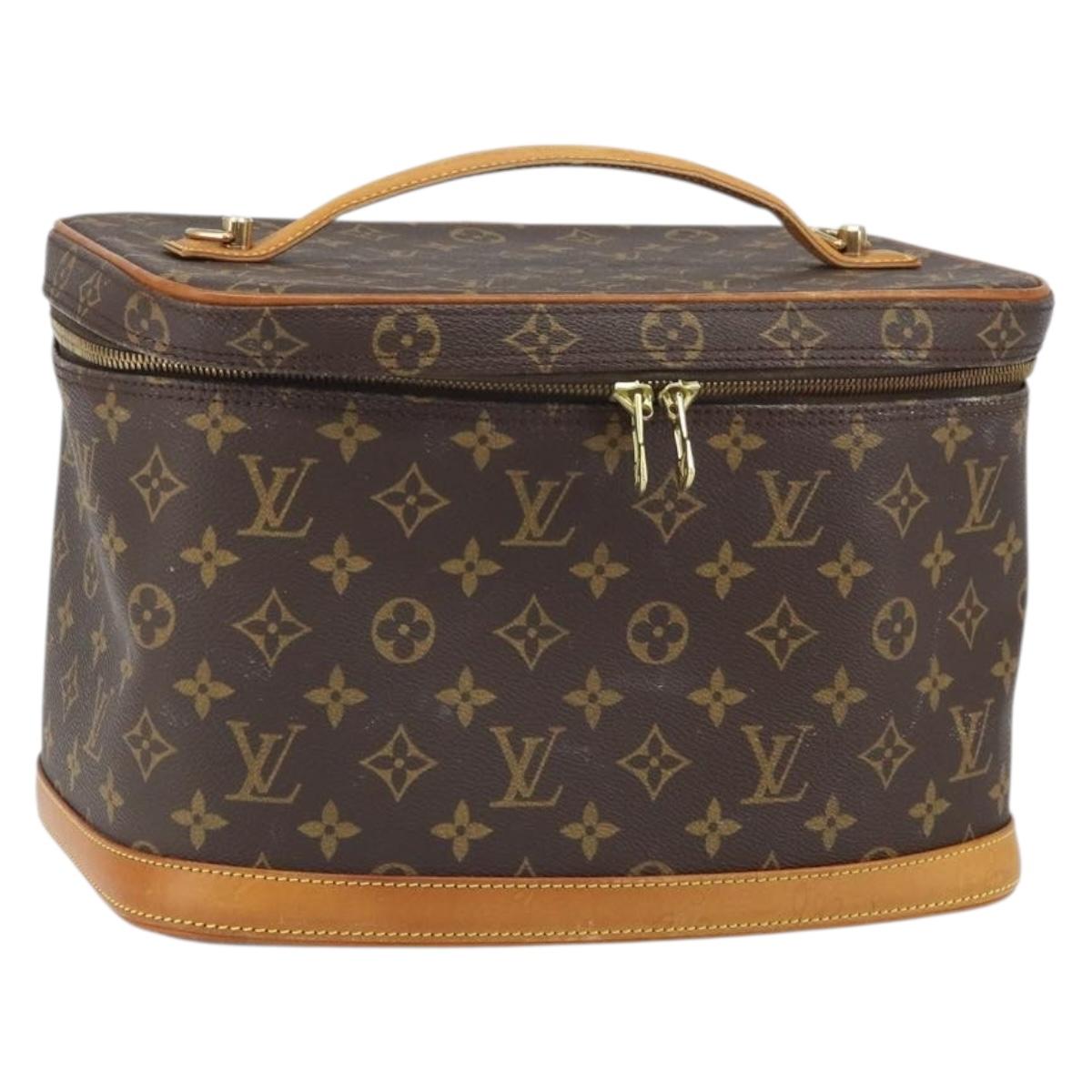 LOUIS VUITTON Monogram Nice Hand Bag M47280 LV Auth 166399