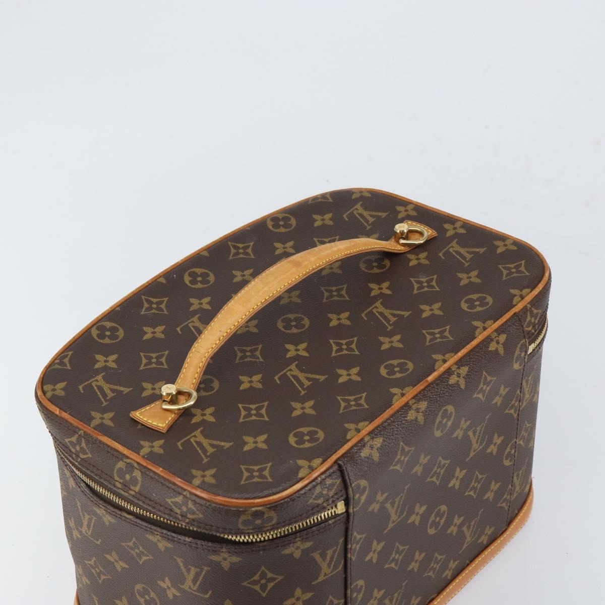 LOUIS VUITTON Monogram Nice Hand Bag M47280 LV Auth 166399