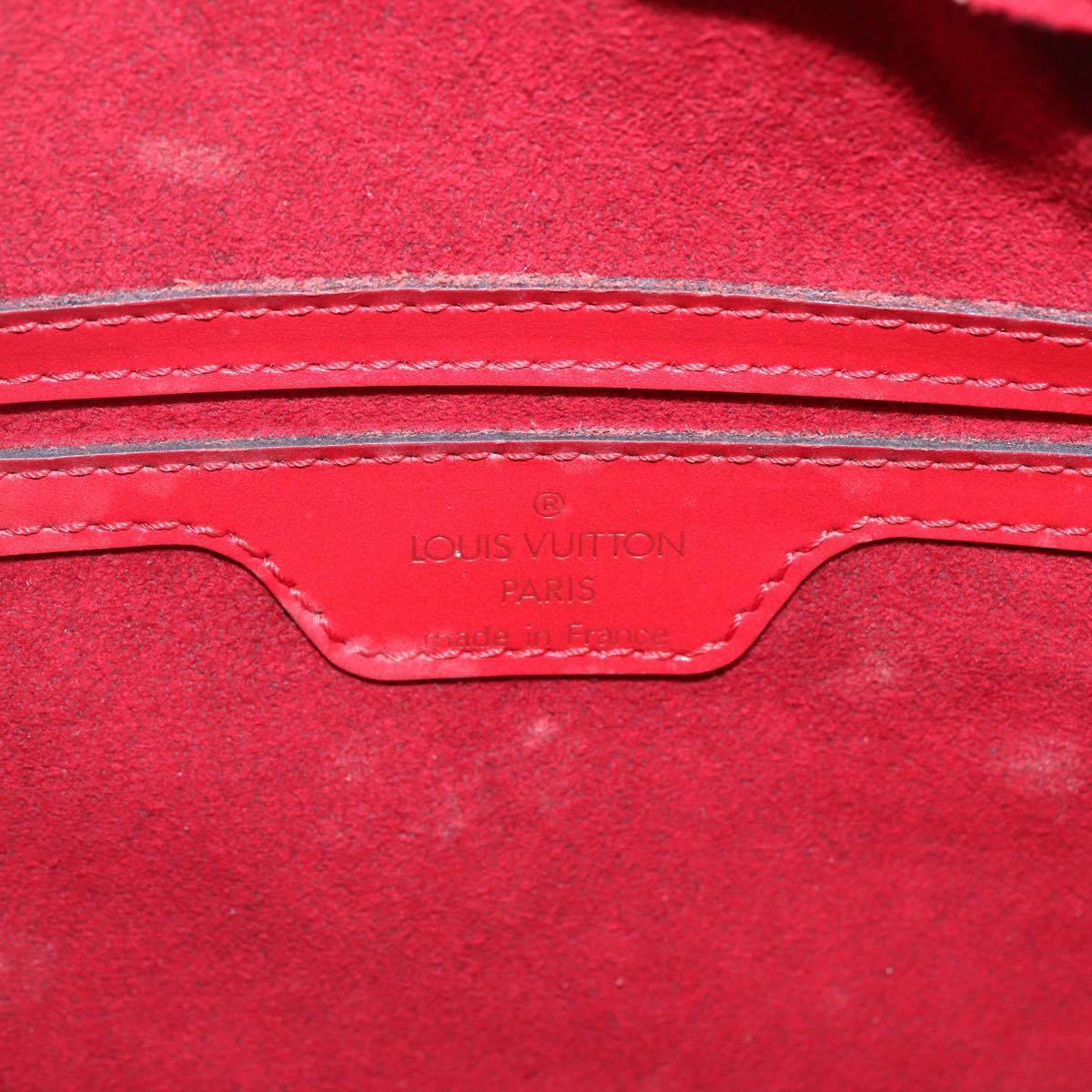 LOUIS VUITTON Epi Soufflot Hand Bag Red M52227 LV Auth 166415