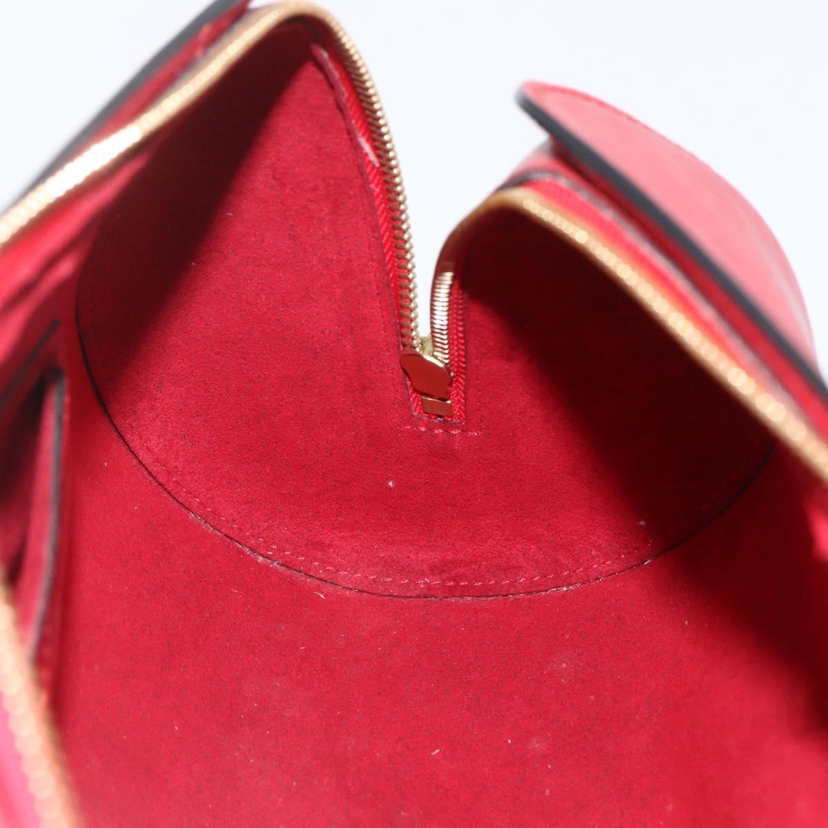 LOUIS VUITTON Epi Soufflot Hand Bag Red M52227 LV Auth 166415