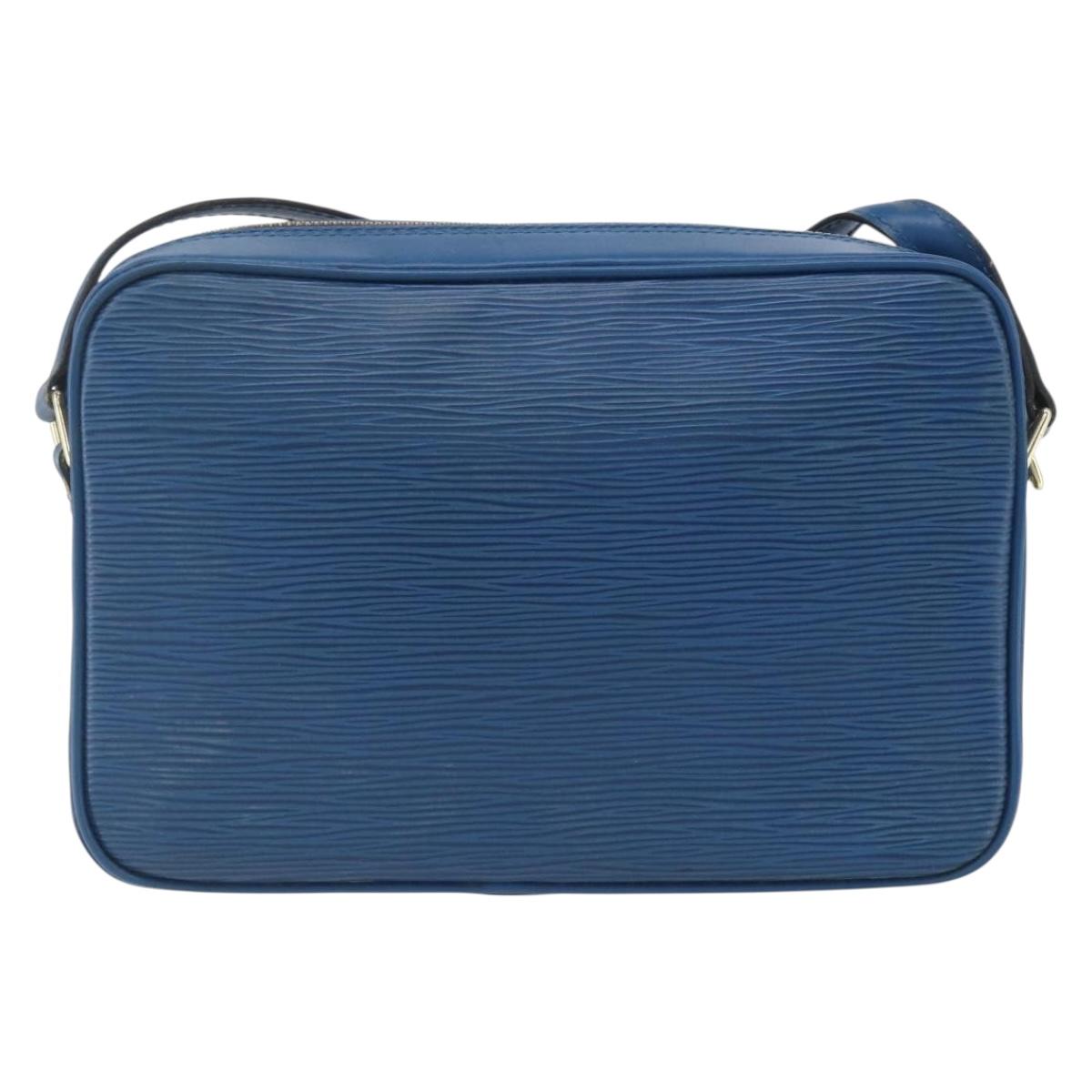 LOUIS VUITTON Epi Trocadero 23 Shoulder Bag Blue M52305 LV Auth 166417A