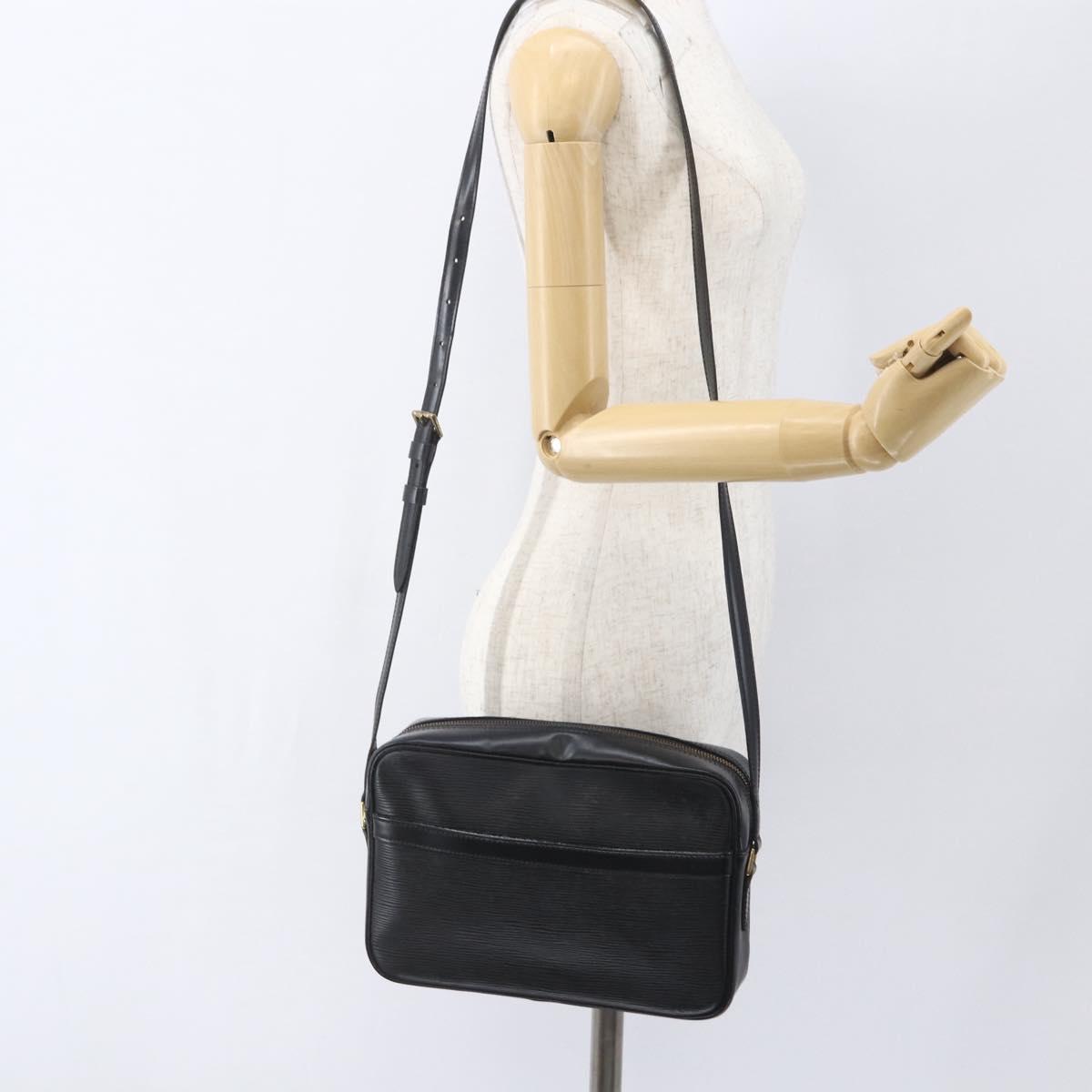 LOUIS VUITTON Epi Trocadero 27 Shoulder Bag Black M52312 LV Auth 166418A