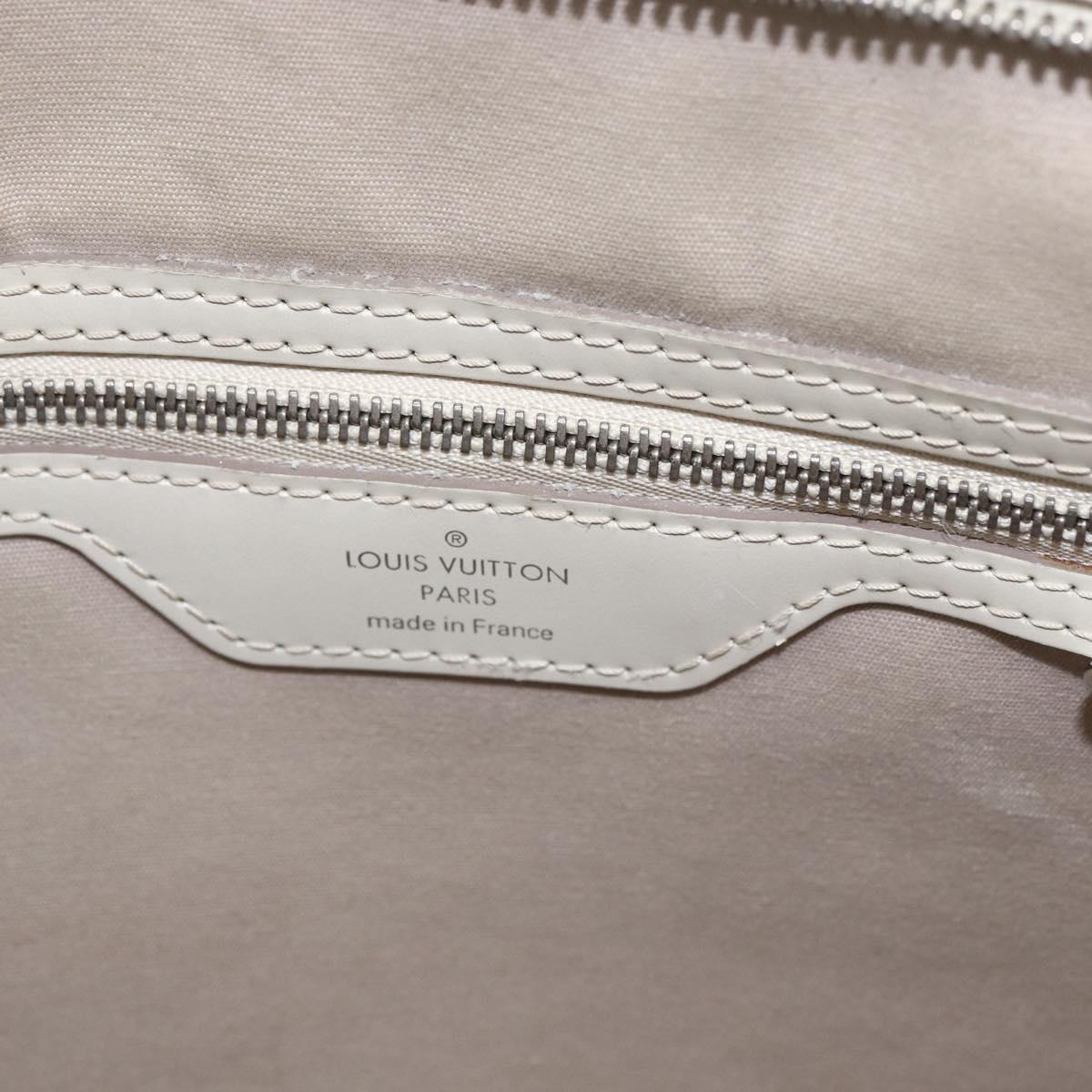 LOUIS VUITTON Epi Blair MM Hand Bag 2way White Yvoire M40330 LV Auth 166428