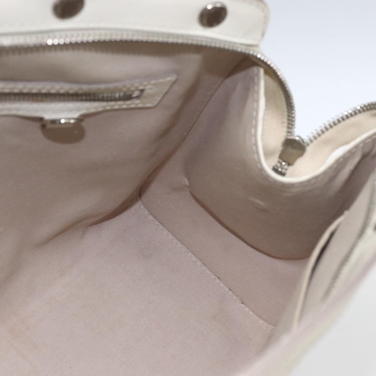 LOUIS VUITTON Epi Blair MM Hand Bag 2way White Yvoire M40330 LV Auth 166428