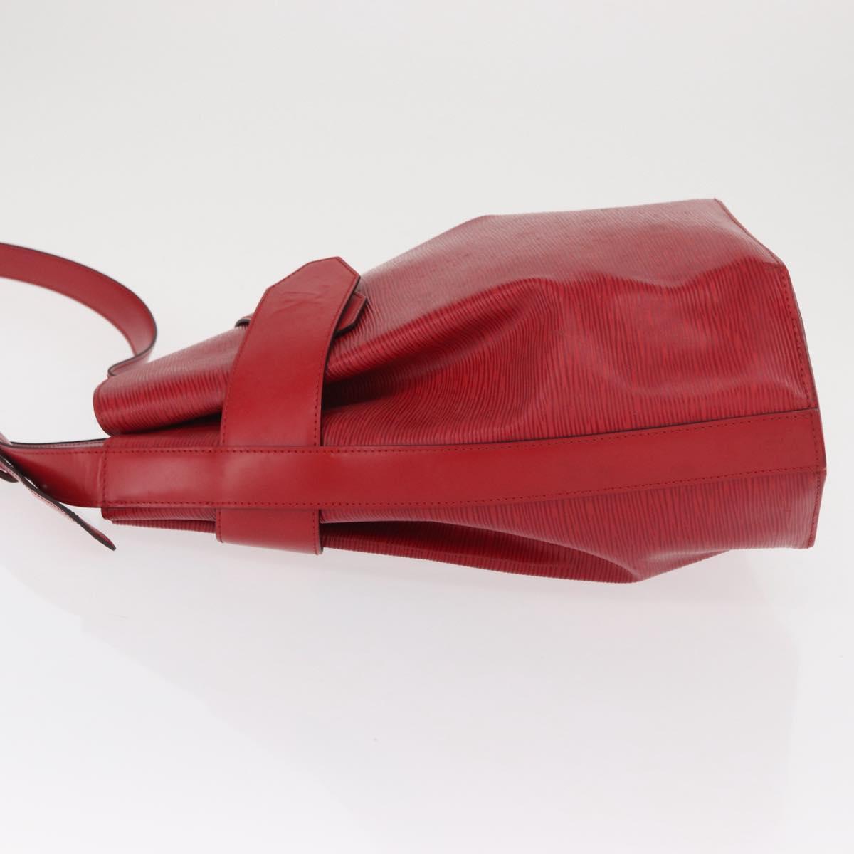 LOUIS VUITTON Epi Sac Depaule GM Shoulder Bag Red M80197 LV Auth 166432