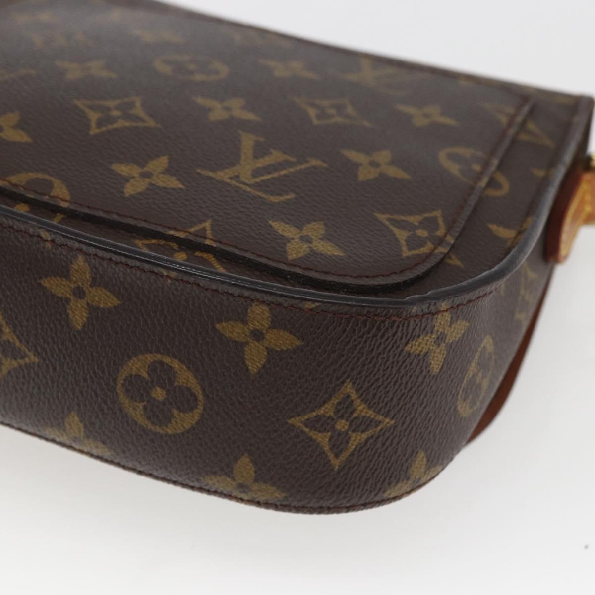 LOUIS VUITTON Monogram Saint Cloud MM Shoulder Bag M51243 LV Auth 166444