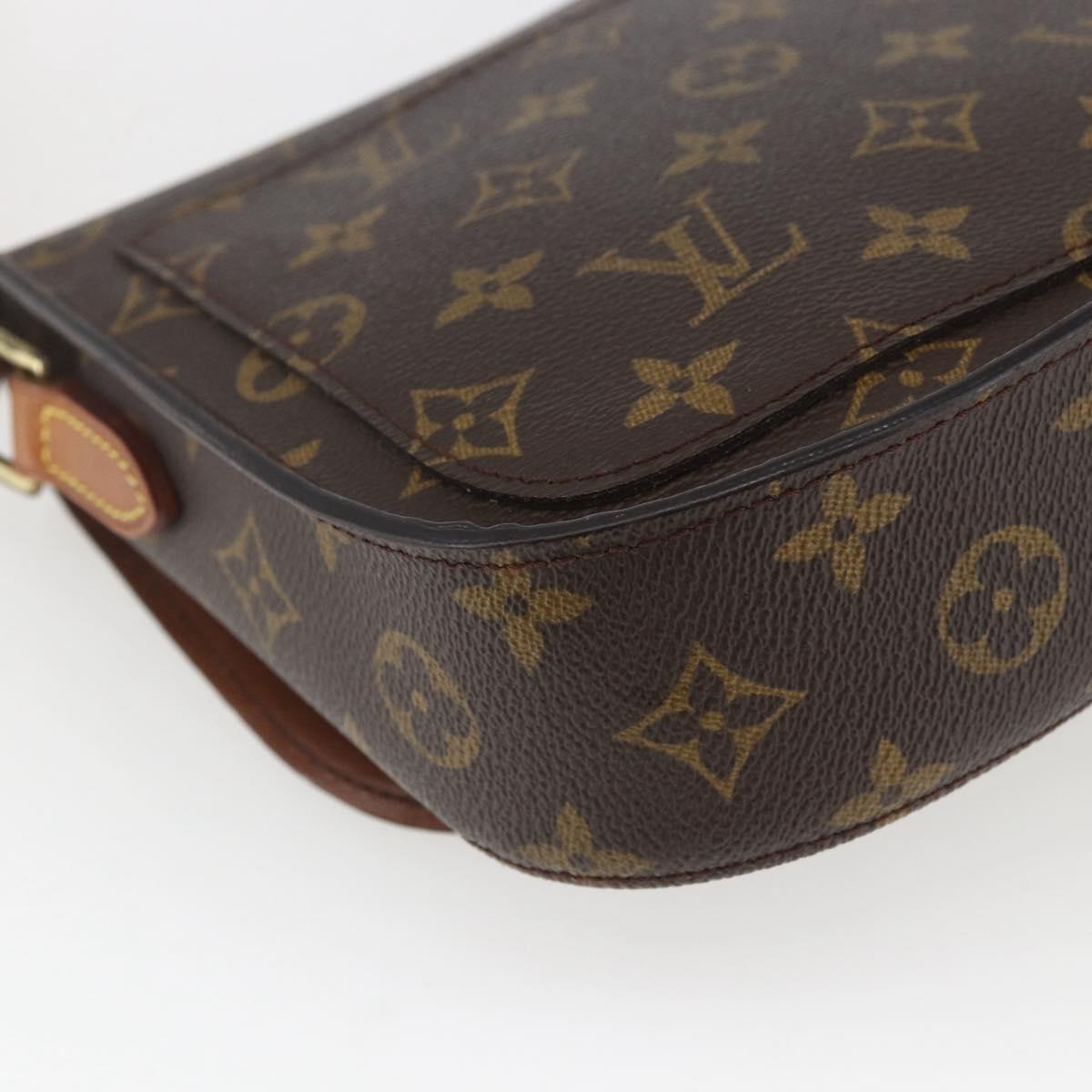 LOUIS VUITTON Monogram Saint Cloud MM Shoulder Bag M51243 LV Auth 166444
