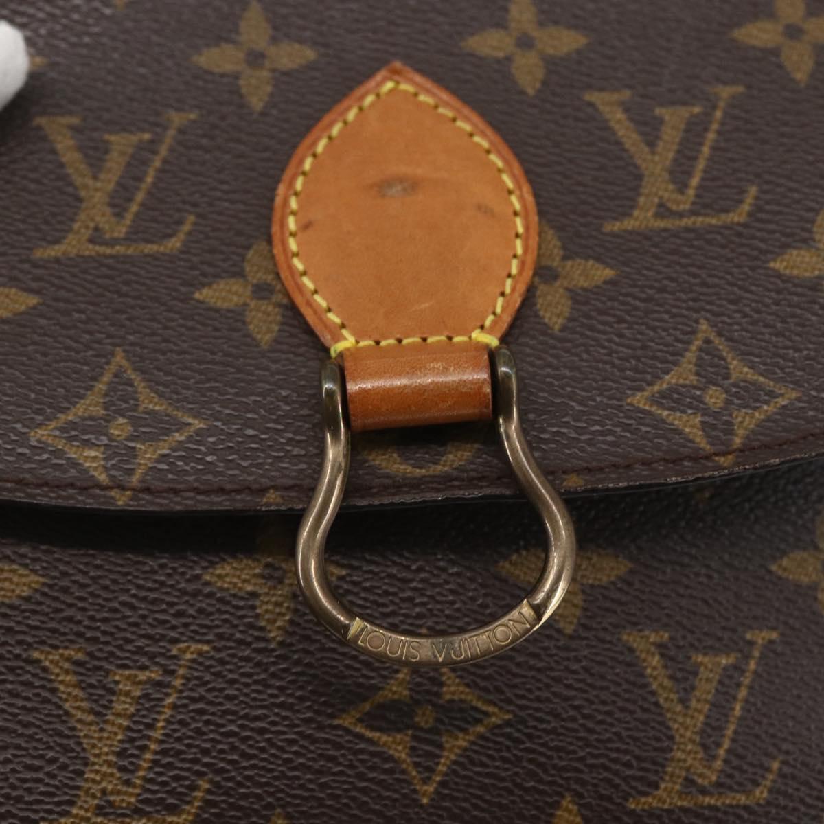 LOUIS VUITTON Monogram Saint Cloud MM Shoulder Bag M51243 LV Auth 166444