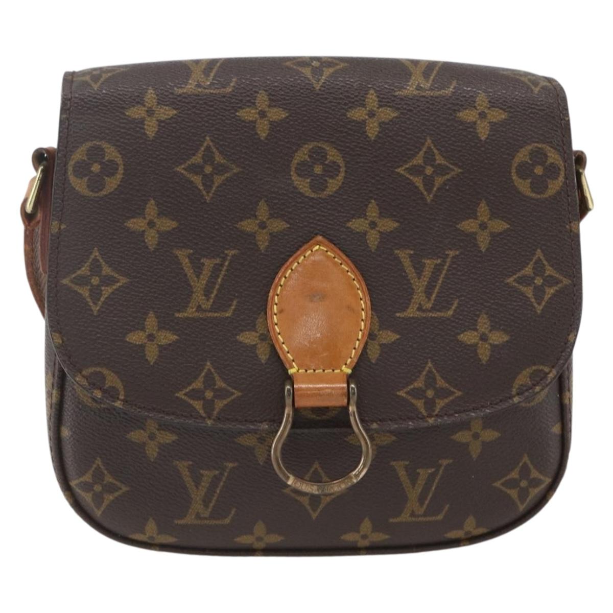 LOUIS VUITTON Monogram Saint Cloud MM Shoulder Bag M51243 LV Auth 166444