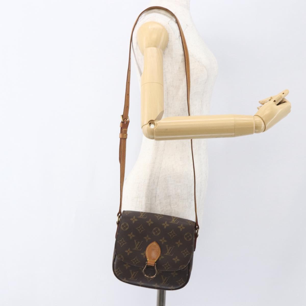 LOUIS VUITTON Monogram Saint Cloud MM Shoulder Bag M51243 LV Auth 166444