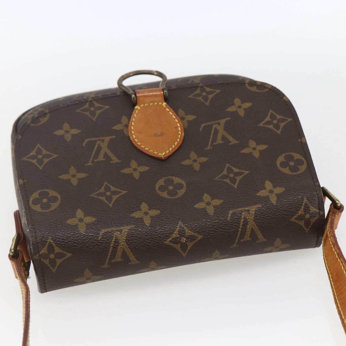 LOUIS VUITTON Monogram Saint Cloud MM Shoulder Bag M51243 LV Auth 166444