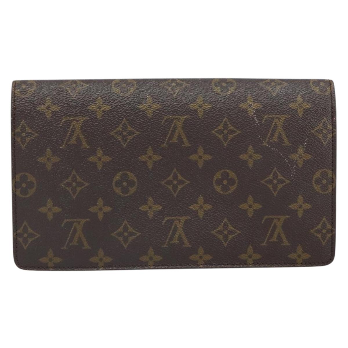 LOUIS VUITTON Monogram Chaillot Clutch Bag M51786 LV Auth 166452