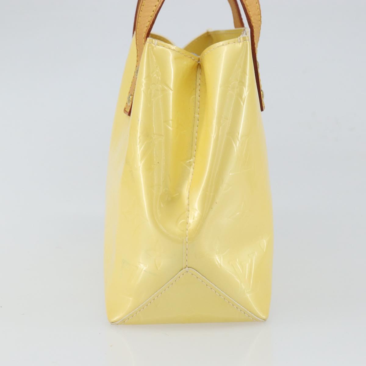 LOUIS VUITTON Monogram Vernis Reade PM Hand Bag Gris M91145 LV Auth 166458