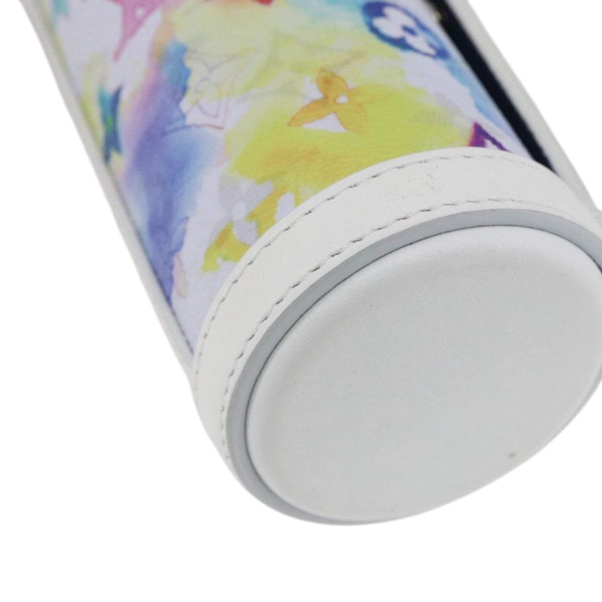 LOUIS VUITTON Monogram Watercolor Flask Holder Water White GI0625 Auth 166471SM