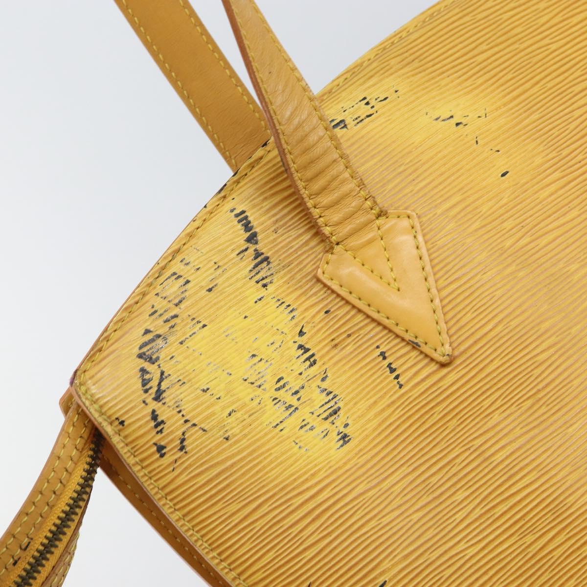 LOUIS VUITTON Epi Saint Jacques Shopping Shoulder Bag Yellow M52269 Auth 166474