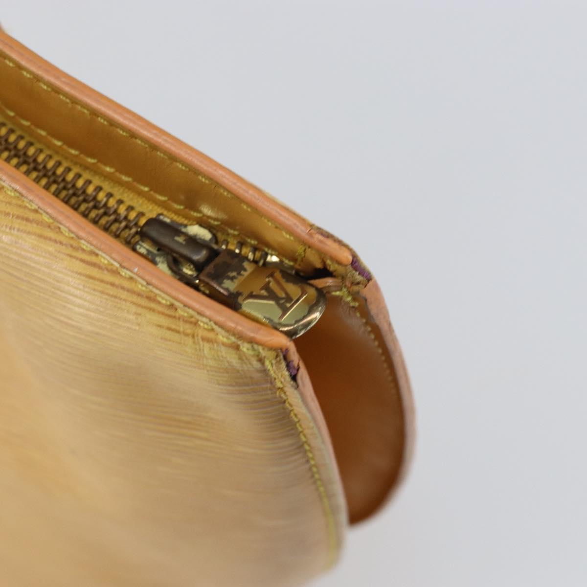 LOUIS VUITTON Epi Saint Jacques Shopping Shoulder Bag Yellow M52269 Auth 166474