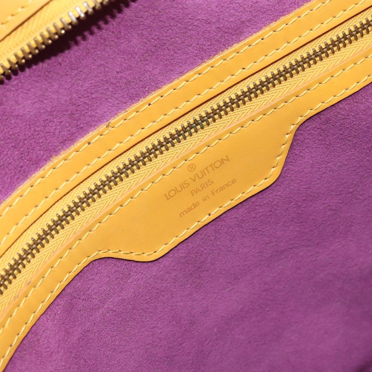 LOUIS VUITTON Epi Saint Jacques Shopping Shoulder Bag Yellow M52269 Auth 166474