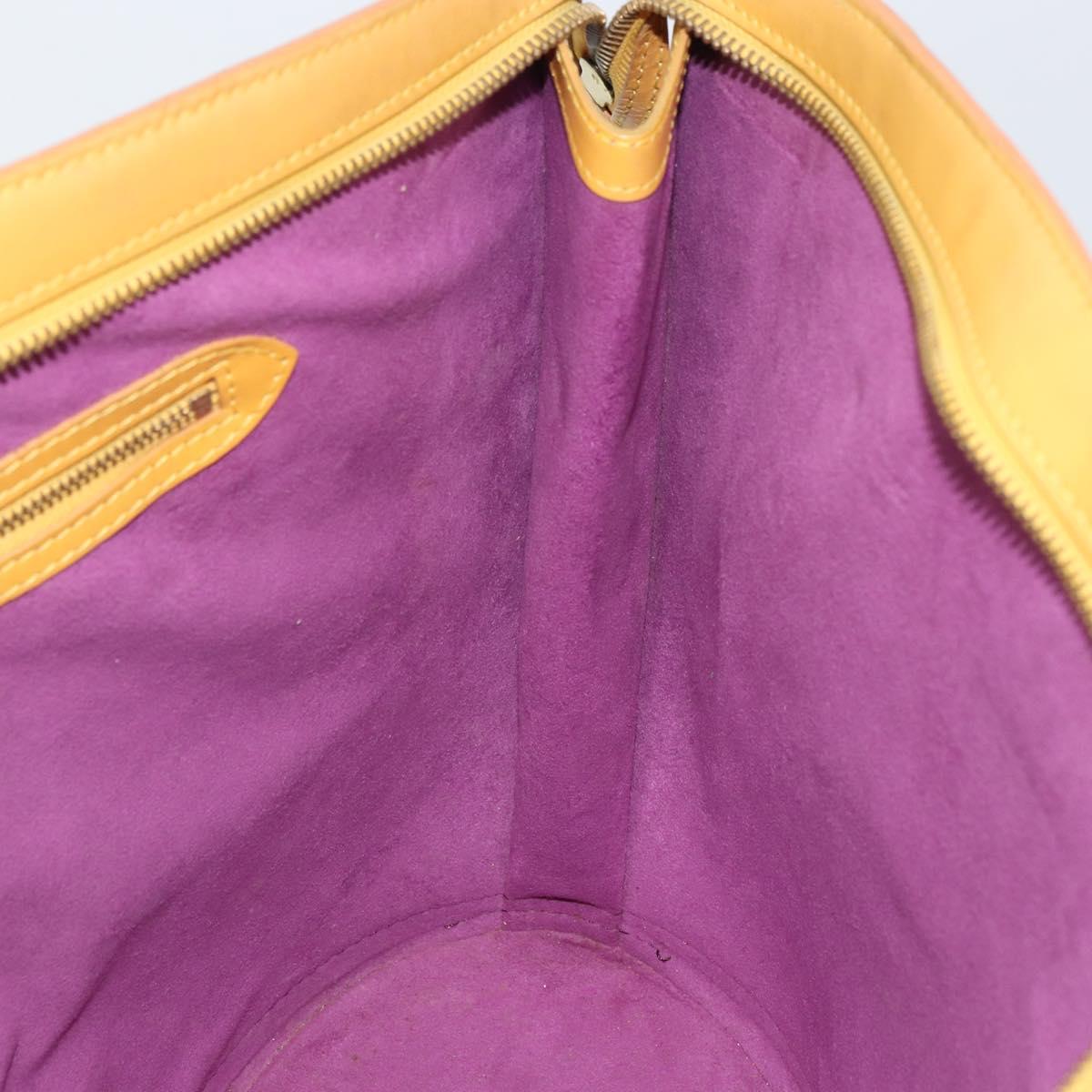 LOUIS VUITTON Epi Saint Jacques Shopping Shoulder Bag Yellow M52269 Auth 166474