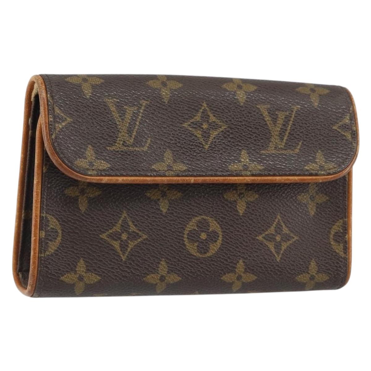 LOUIS VUITTON Monogram Pochette Florentine Waist bag M51855 LV Auth 166505