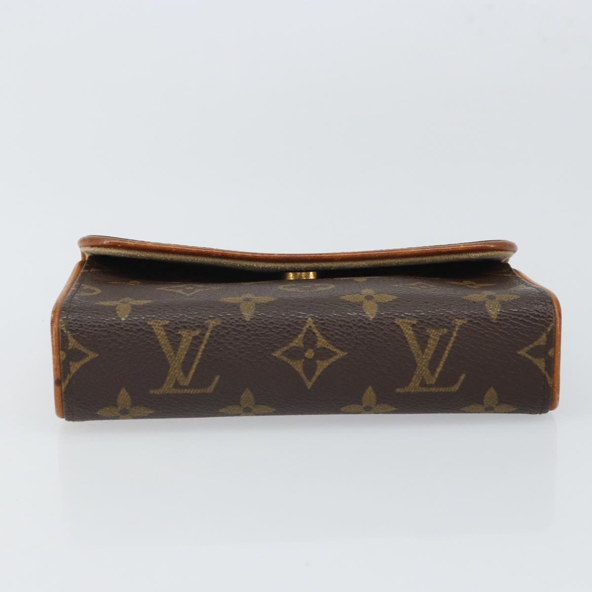 LOUIS VUITTON Monogram Pochette Florentine Waist bag M51855 LV Auth 166505