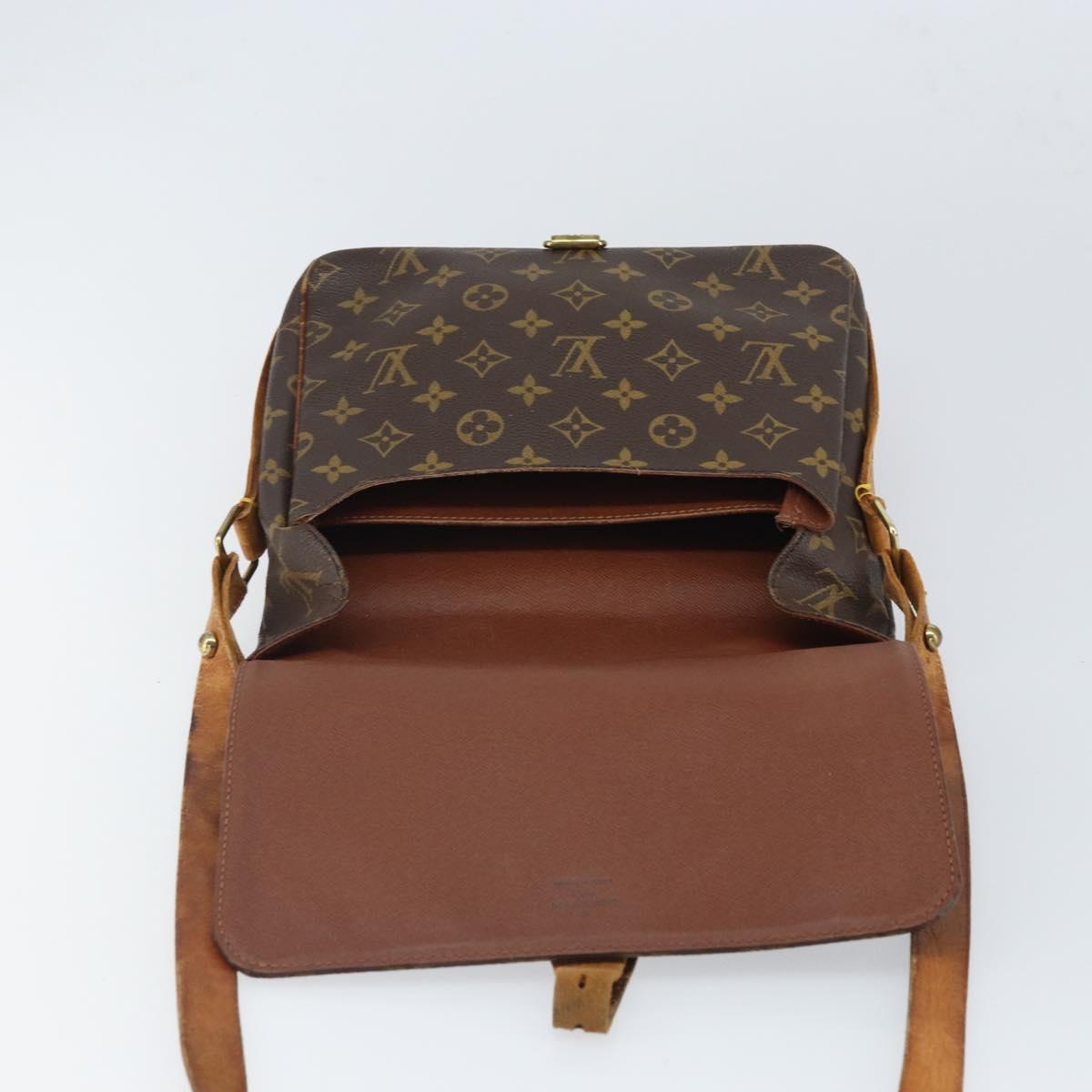 LOUIS VUITTON Monogram Cartouchiere GM Shoulder Bag M51252 LV Auth 166513