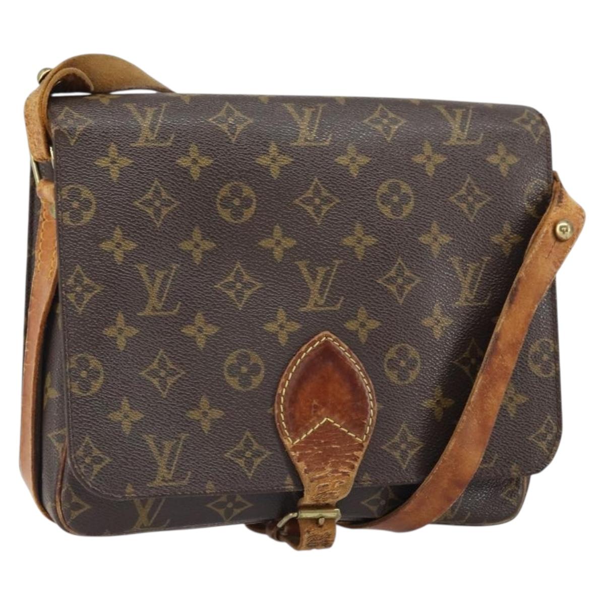 LOUIS VUITTON Monogram Cartouchiere GM Shoulder Bag M51252 LV Auth 166513
