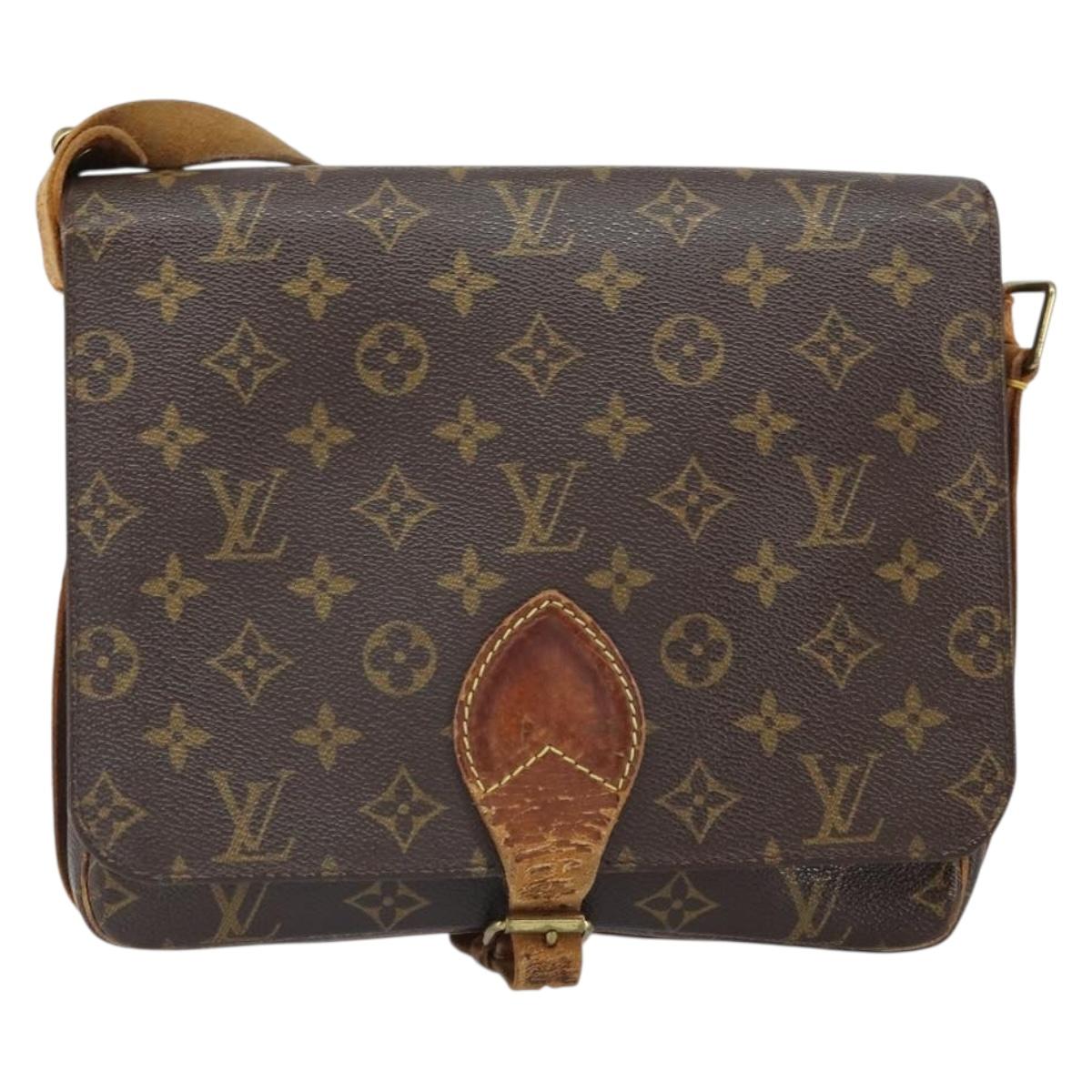 LOUIS VUITTON Monogram Cartouchiere GM Shoulder Bag M51252 LV Auth 166513
