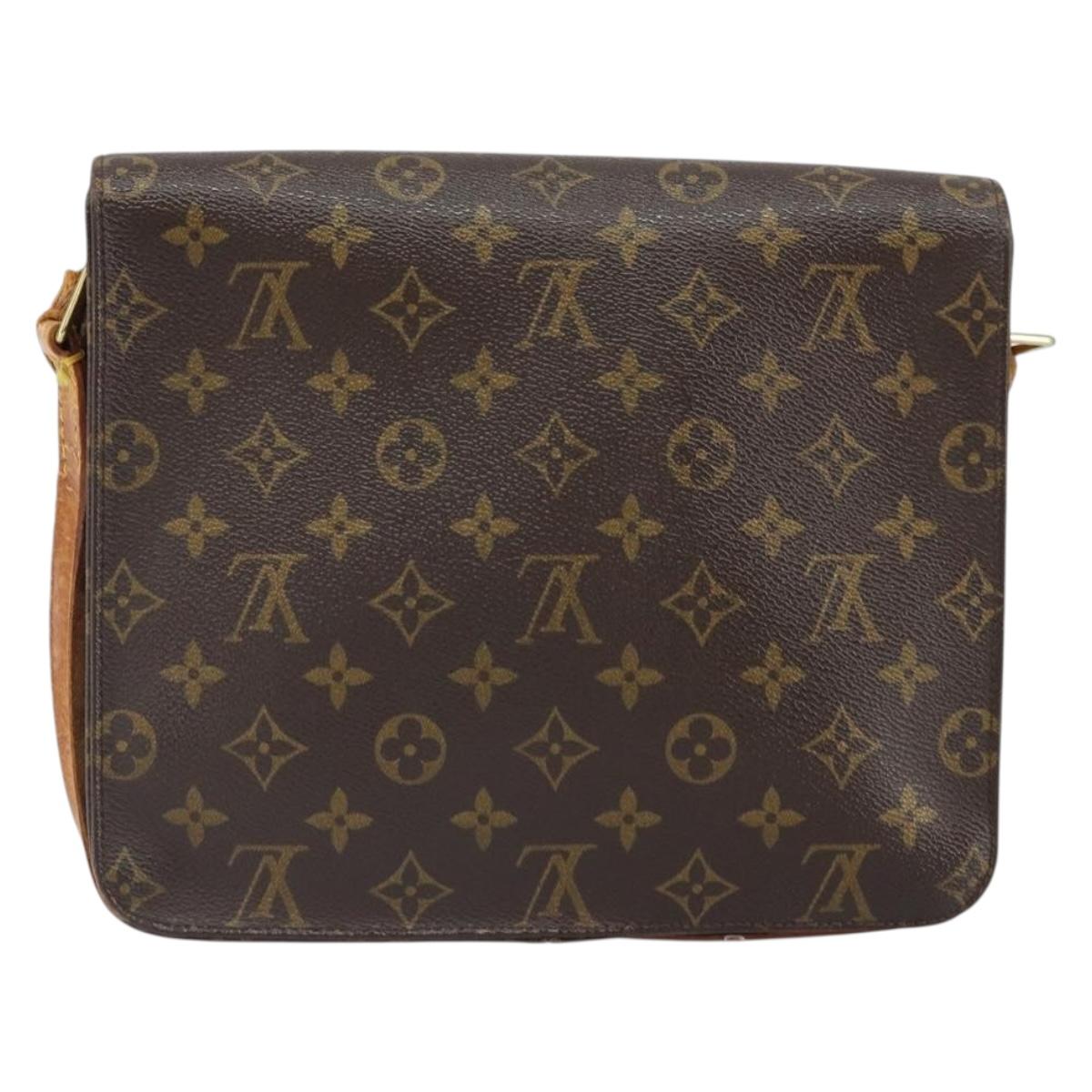 LOUIS VUITTON Monogram Cartouchiere GM Shoulder Bag M51252 LV Auth 166513