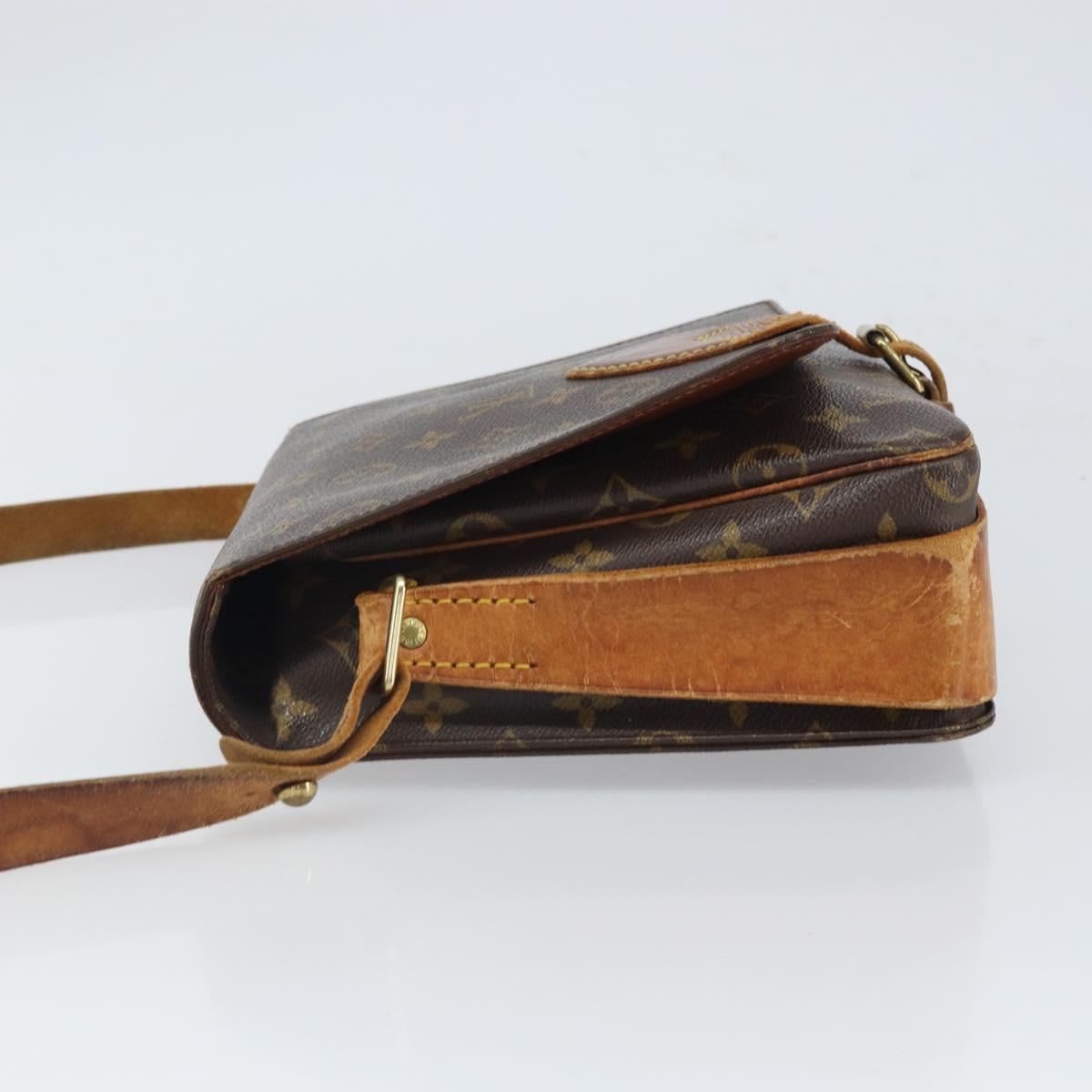 LOUIS VUITTON Monogram Cartouchiere GM Shoulder Bag M51252 LV Auth 166513