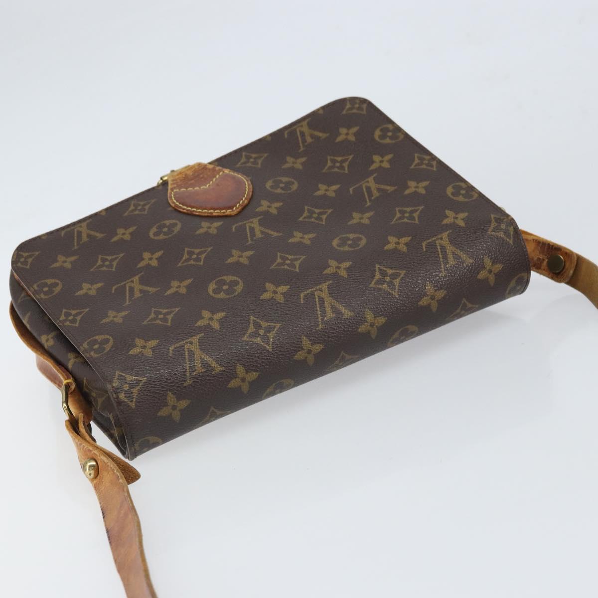 LOUIS VUITTON Monogram Cartouchiere GM Shoulder Bag M51252 LV Auth 166513