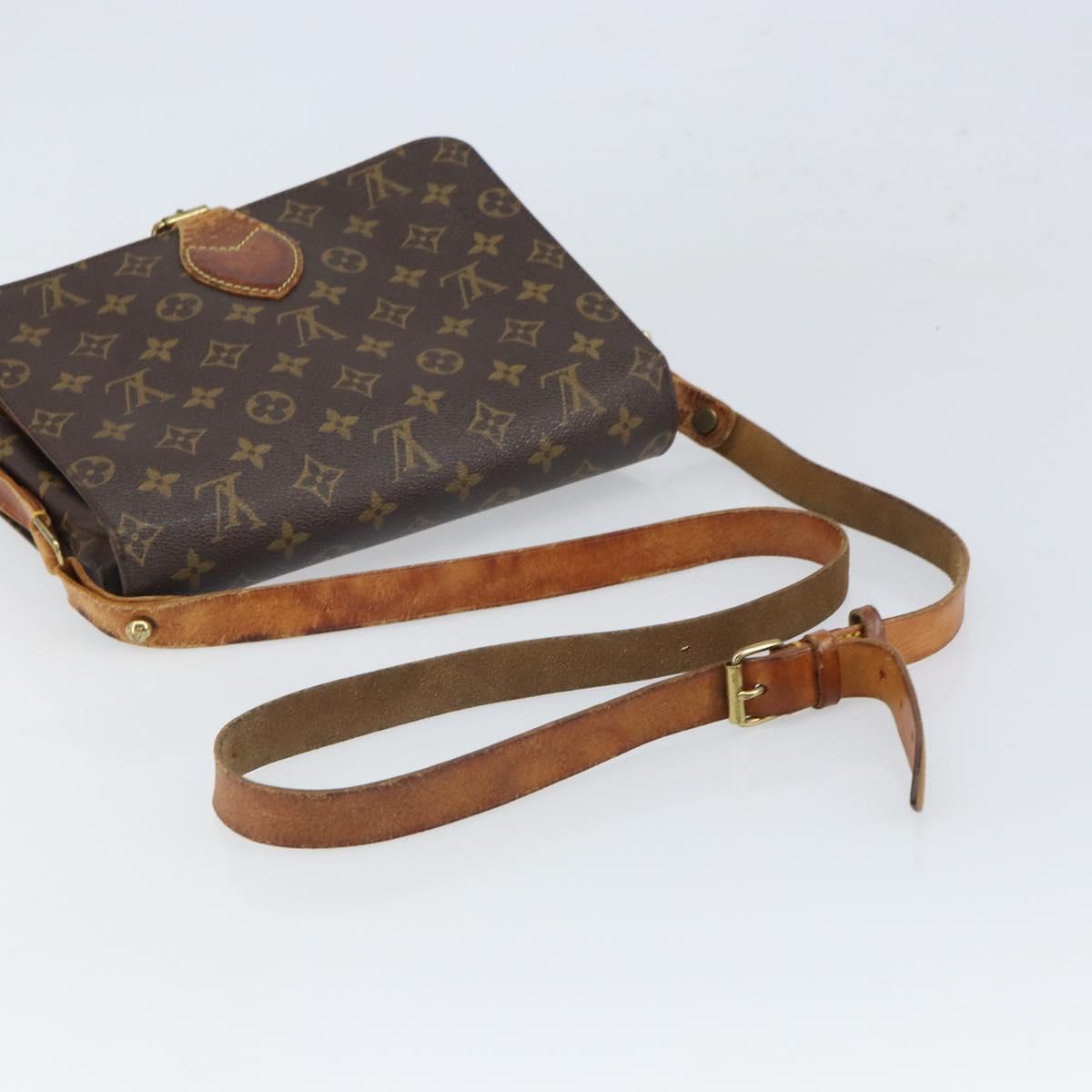 LOUIS VUITTON Monogram Cartouchiere GM Shoulder Bag M51252 LV Auth 166513