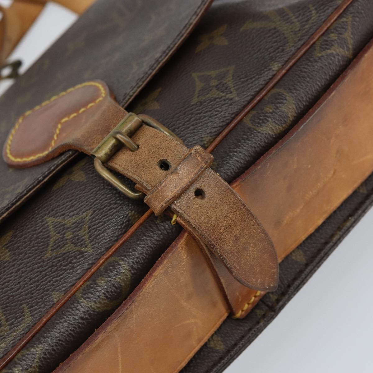 LOUIS VUITTON Monogram Cartouchiere GM Shoulder Bag M51252 LV Auth 166516