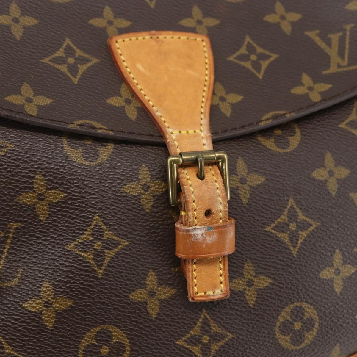 LOUIS VUITTON Monogram Jeune Fille MM Shoulder Bag M51226 LV Auth 166520