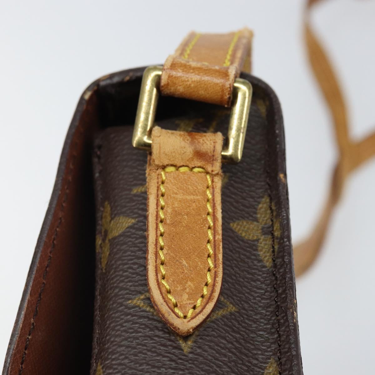 LOUIS VUITTON Monogram Saint Cloud PM Shoulder Bag M51244 LV Auth 166523